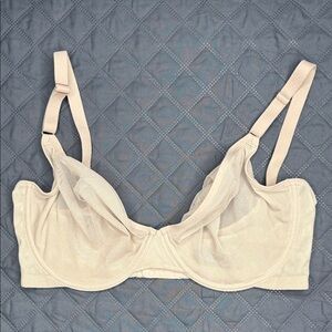 NWOT Women's Sheer Smart & Sexy Sheer Mesh Demi Underwire Bra